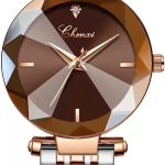 SENRUD Fashion Watches for Women Japan Quartz Rose Gold Watch Stainless Steel Mesh Band Waterproof Elegant Ladies Gifts Wrist Watch